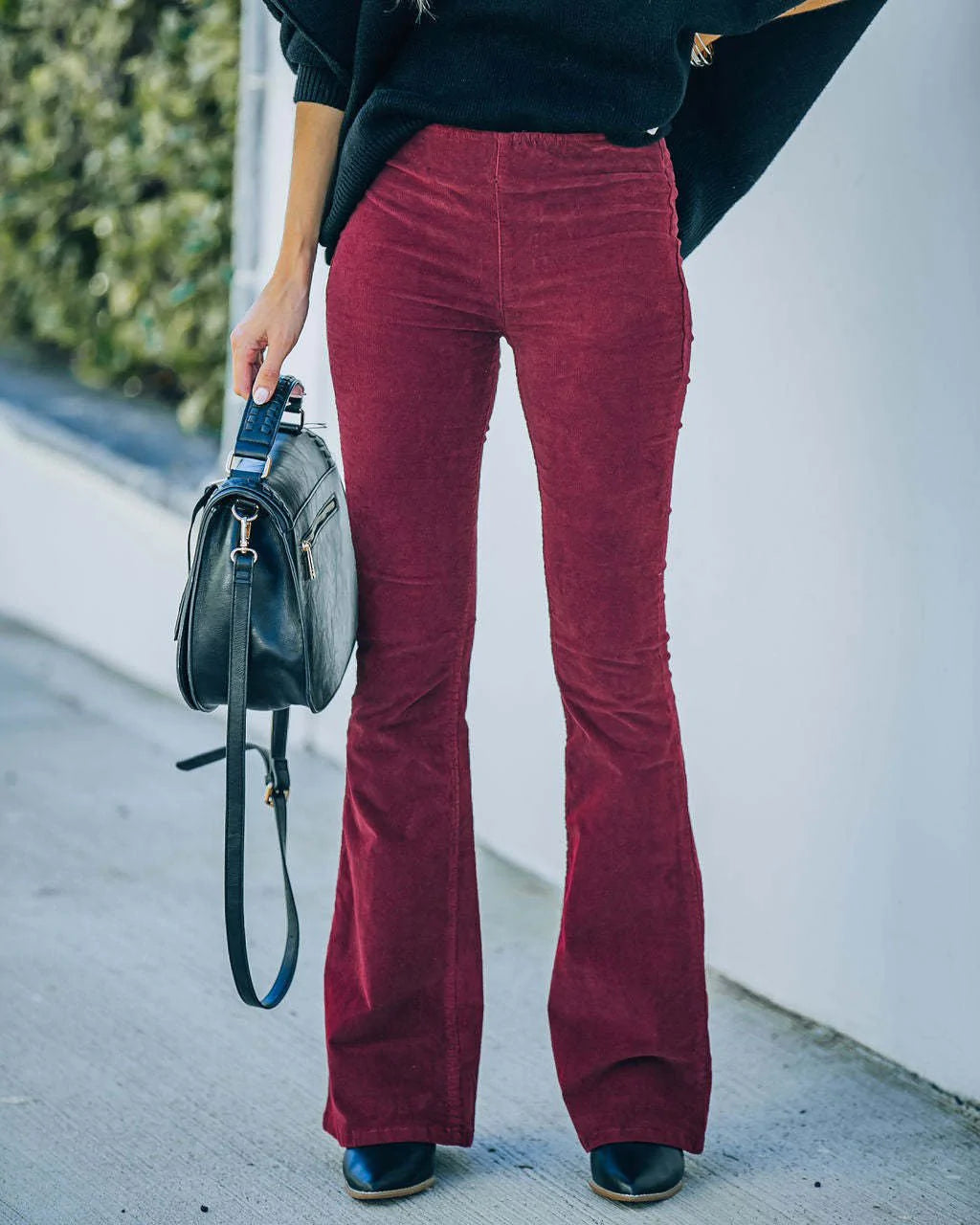 C��leste - Women's high-waisted flare pants