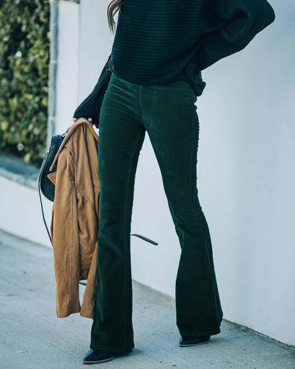 C��leste - Women's high-waisted flare pants