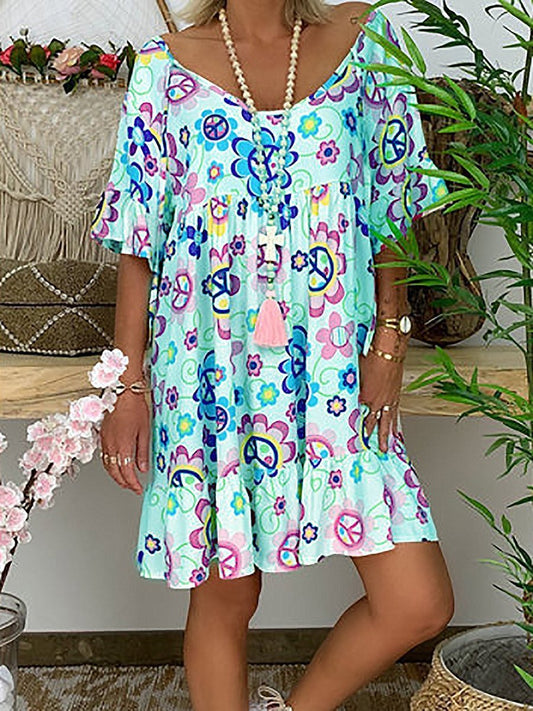 printed dress
