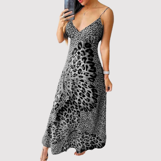 Mc | Sleeveless Dresses with V-Neckline