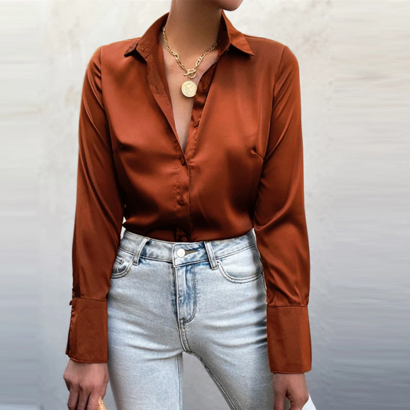 Sammie Satin Blouse | The perfect blouse for every occasion!