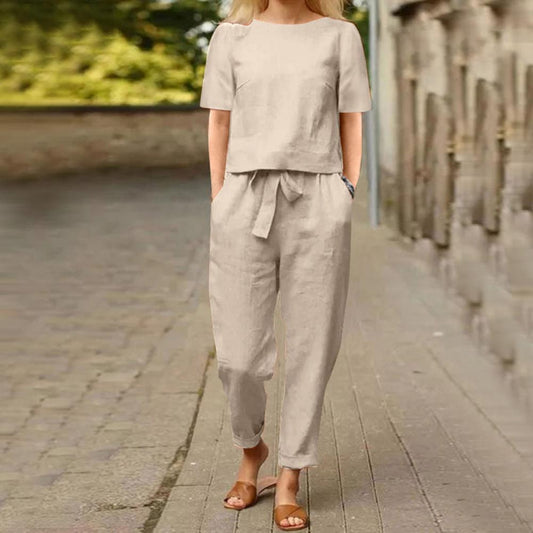 Elegant, colorful 2-piece summer set