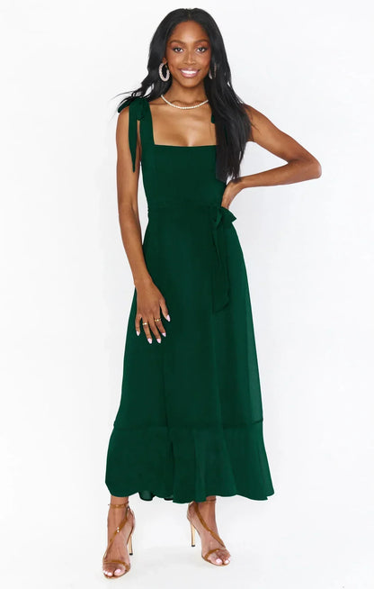 Sallie - Elegant women's summer dress with rope skirt Temperament