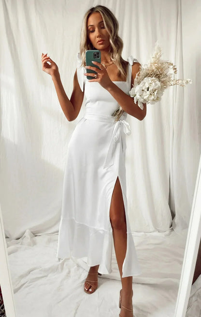 Sallie - Elegant women's summer dress with rope skirt Temperament