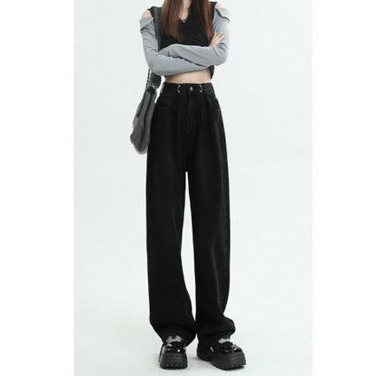 Ginevra Pants - Wide-leg jeans with a high waist for stylish comfort