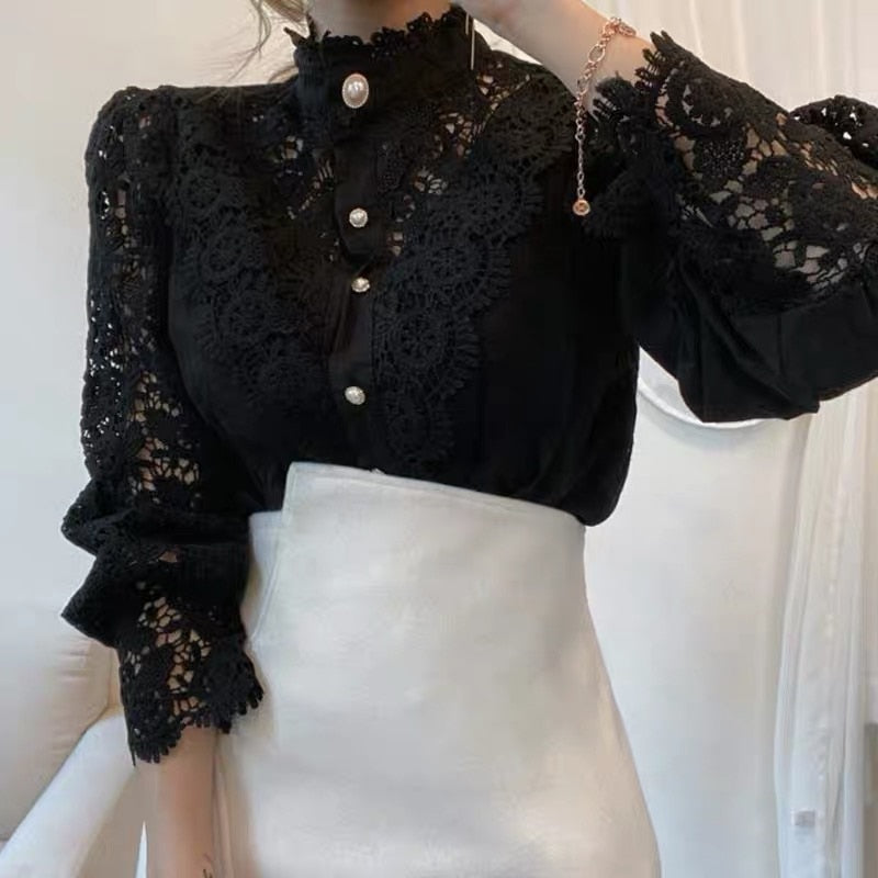 Lucy Lace Blouse | Classic, elegant and super cute!