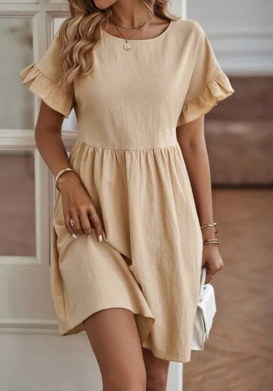 LP | Elegant A-line midi dress