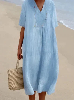 LD | Elegant linen dress for all summer occasions