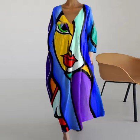 LP | Printed maxi dress