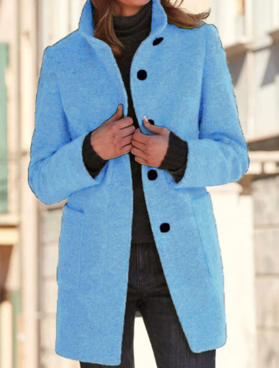 Felicity | Elegant and Stylish Women's Coat with Chic Buttons
