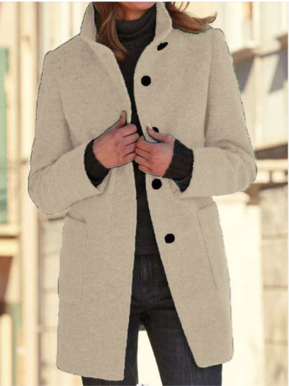 Felicity | Elegant and Stylish Women's Coat with Chic Buttons