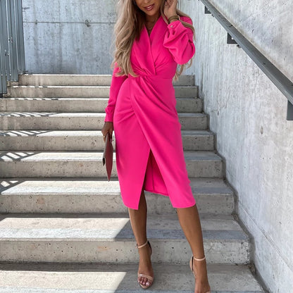LP | Midi dress with slit