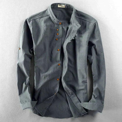 Zachary Polo | Japanese long-sleeved polo shirt for men