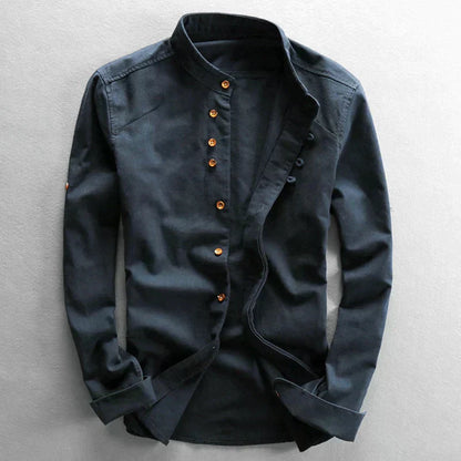 Zachary Polo | Japanese long-sleeved polo shirt for men