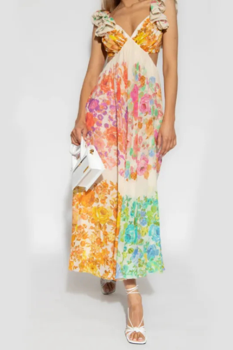 Seraphina | Long-sleeved ruffled summer dress