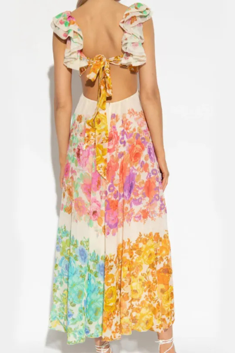 Seraphina | Long-sleeved ruffled summer dress