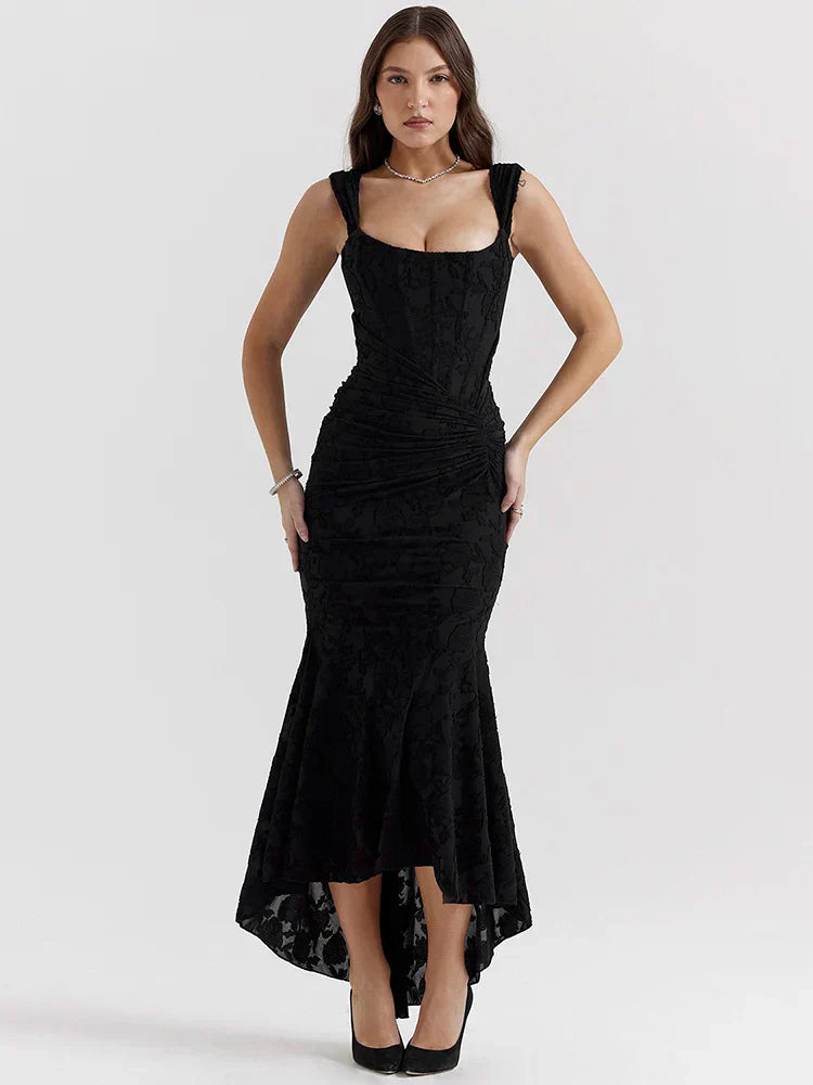 LP | Theia Simple and elegant winter dress