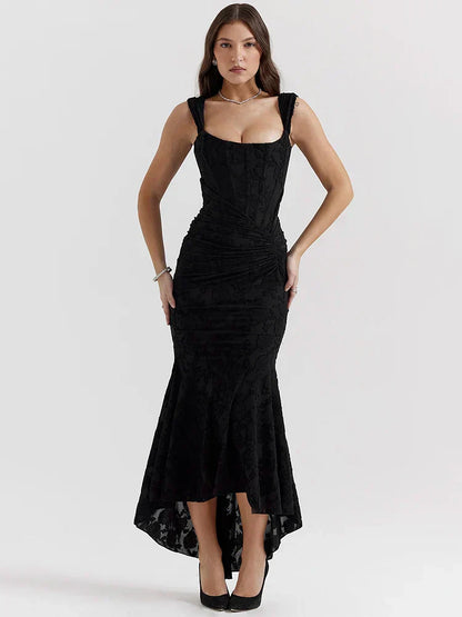 LP | Theia Simple and elegant winter dress