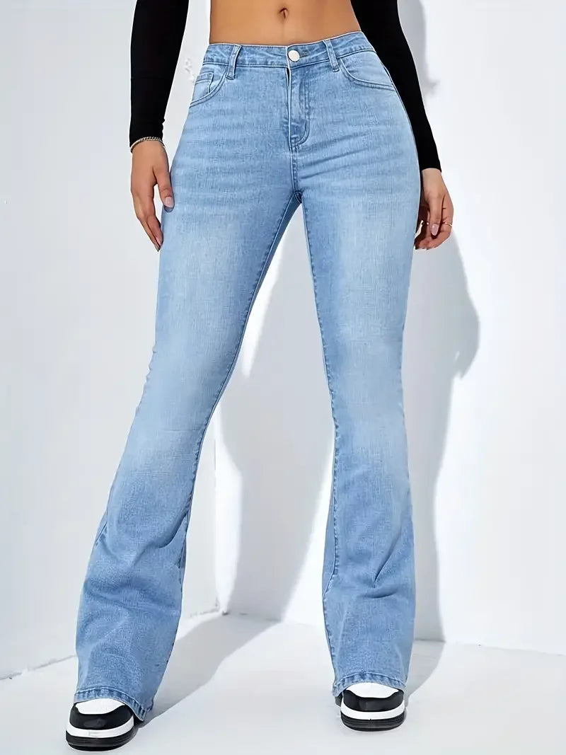 Laura | Flared jeans | Casual comfort | Soft denim