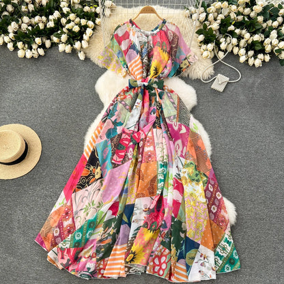 LP | Elegant dress with print