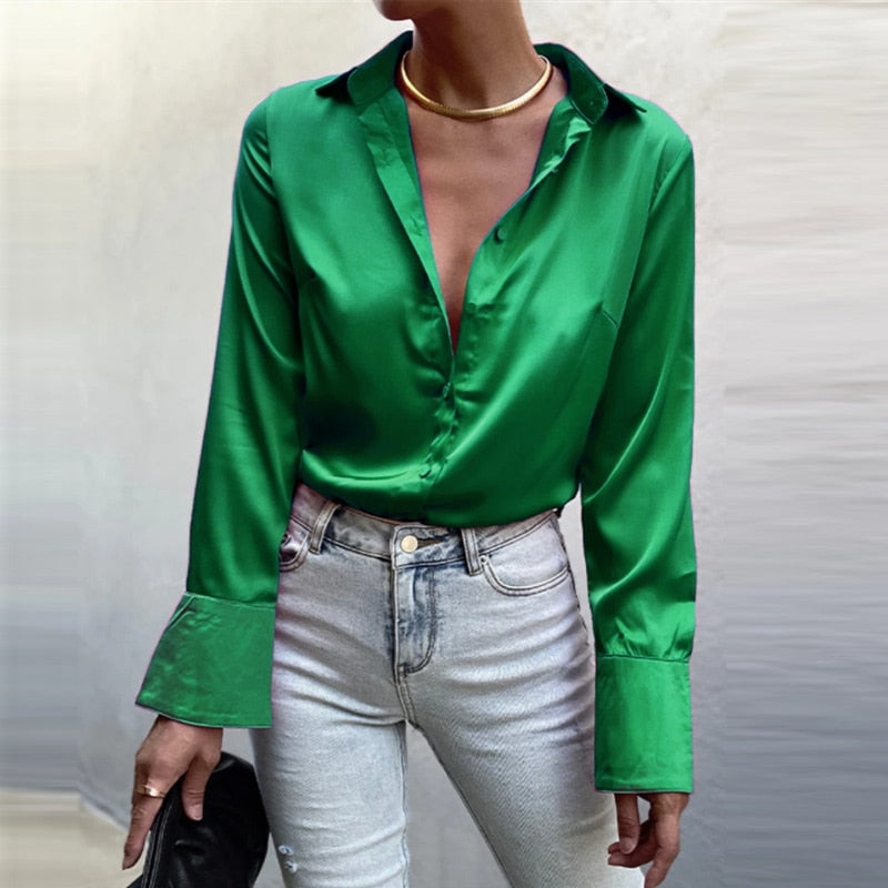 Sammie Satin Blouse | The perfect blouse for every occasion!