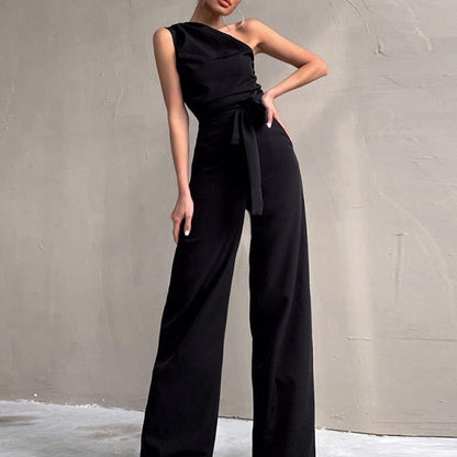 One-shoulder suit