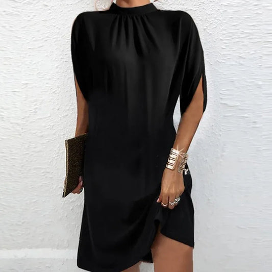 LP | Mini dress with slit on sleeves