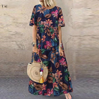LP | Boho Breeze maxi dress with floral print