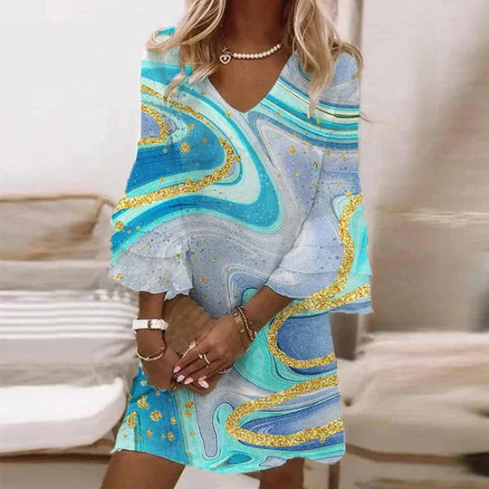 Mc | Summer dress with bell sleeves