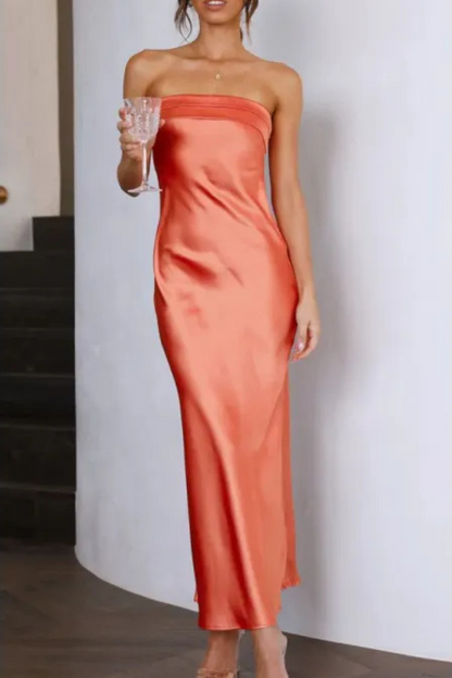 Thalia | Long summer tube dress