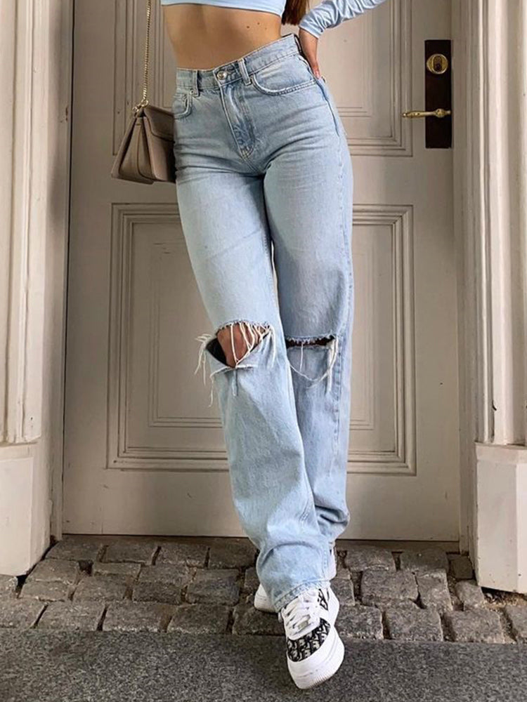 Women's ripped jeans