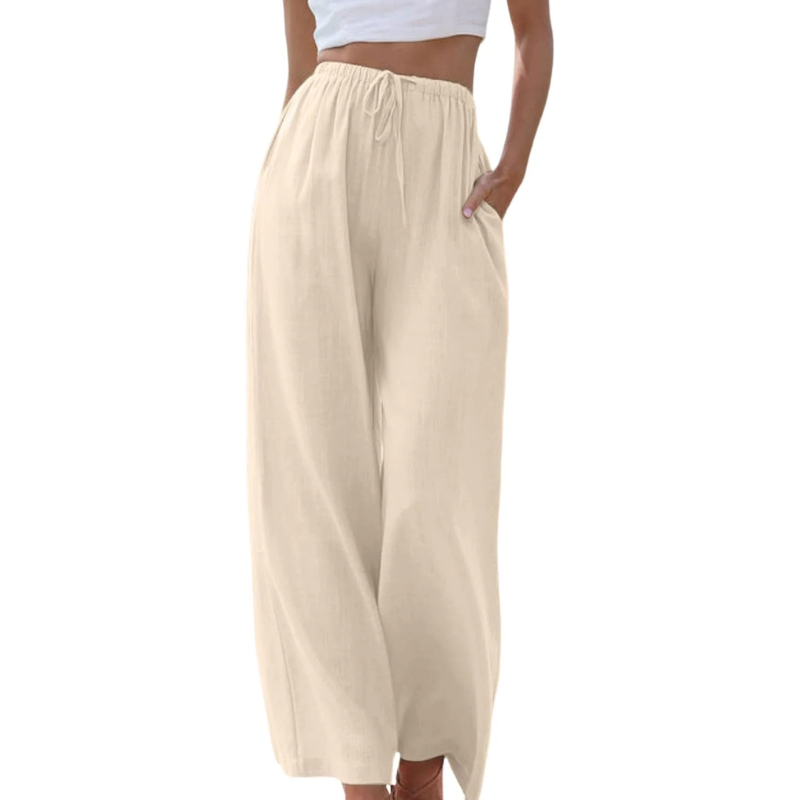 LP | High-waisted, wide-leg pants