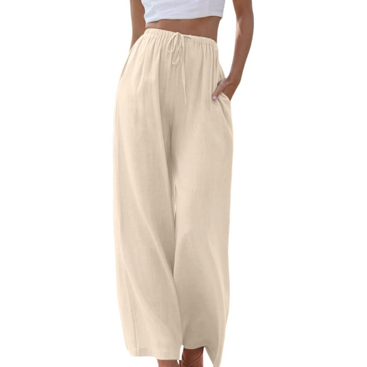 LP | High-waisted and wide-leg pants