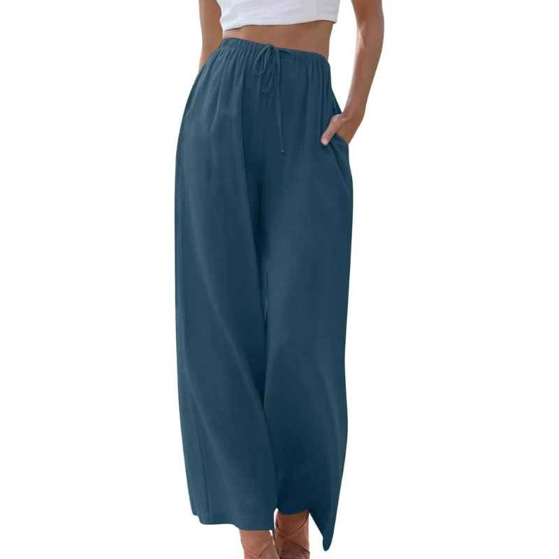 LP | High-waisted and wide-leg pants