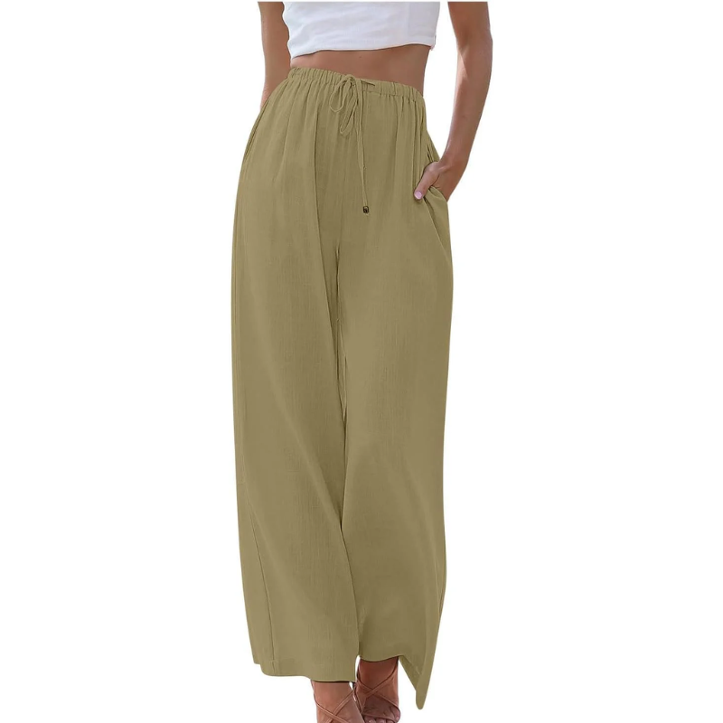 LP | High-waisted and wide-leg pants