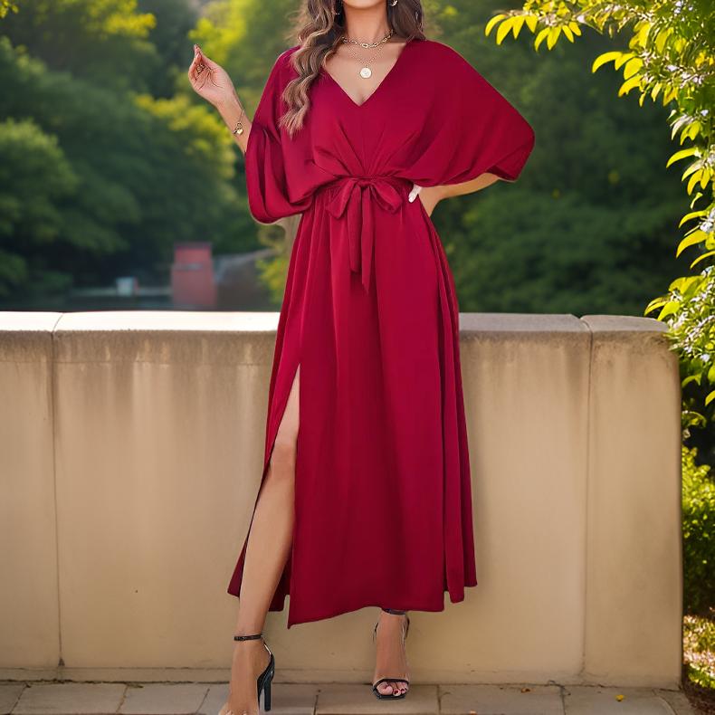 LP | elegant maxi dress with slit