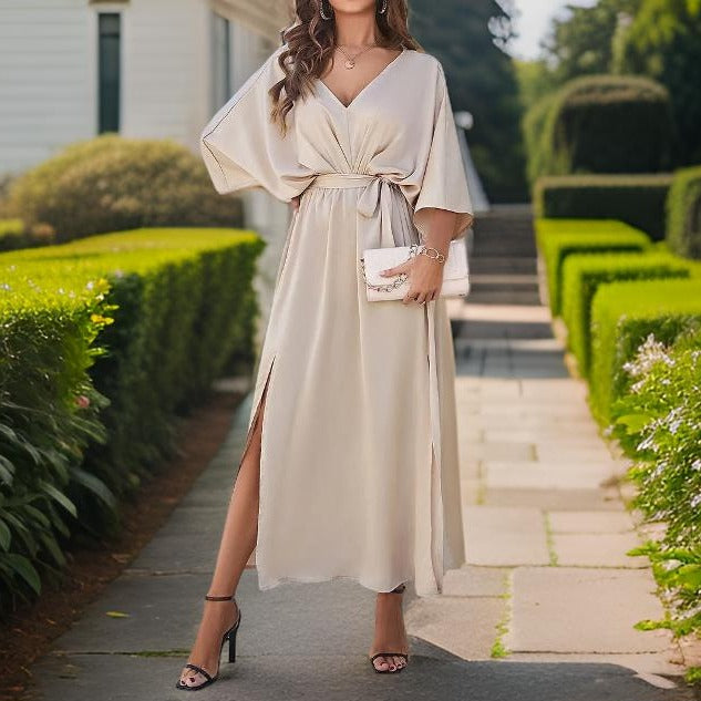 LP | elegant maxi dress with slit