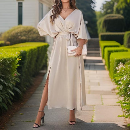 LP | elegant maxi dress with slit