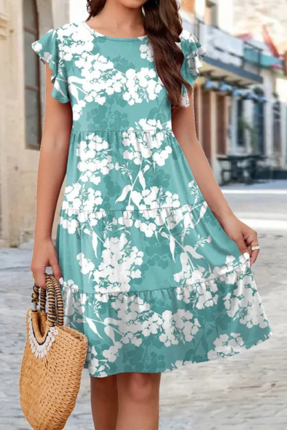 Vivienne | Summer dress with ruffled sleeves