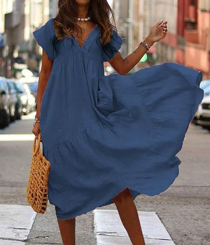 Mc | Wide and elegant dress for various occasions