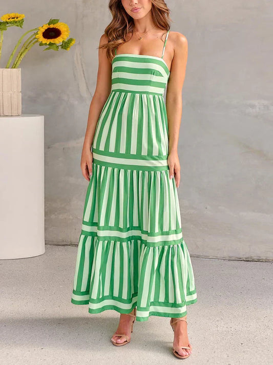 LP | Elegant and sexy striped dress