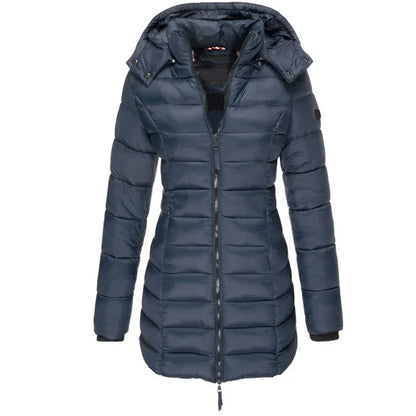 Zara | Chic and Comfortable Women's Hooded Down Jacket