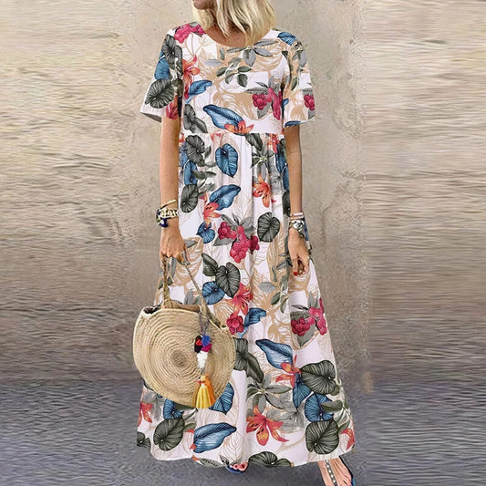 LP | Boho Breeze maxi dress with floral print