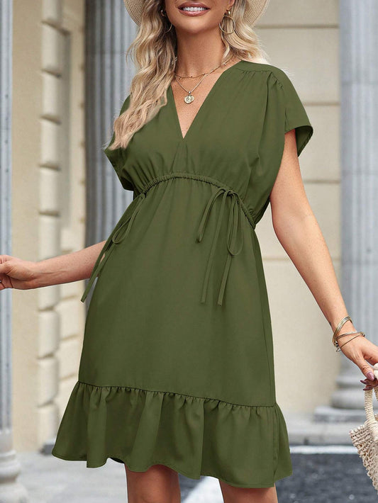Summer mini dress with a flowing and charming design