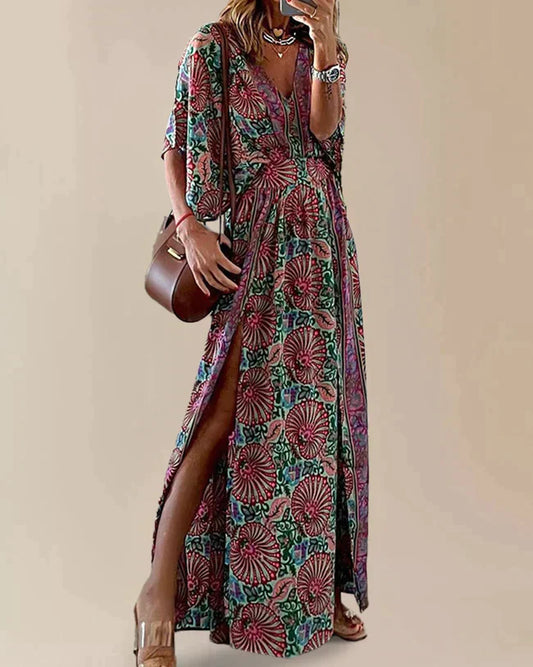 LP | Bohemian dress with slit
