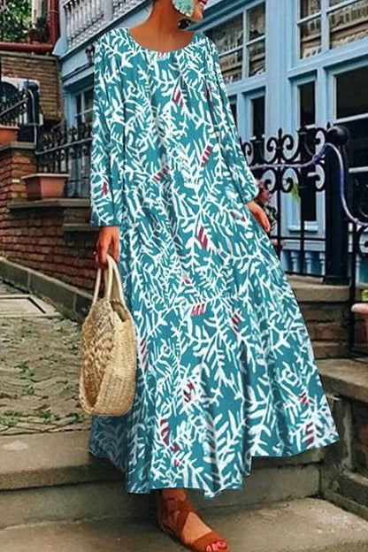 Summer dress with print