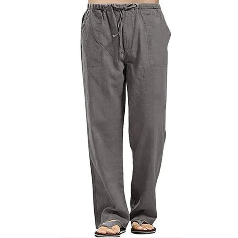 LP | Straight leisure pants with several pockets