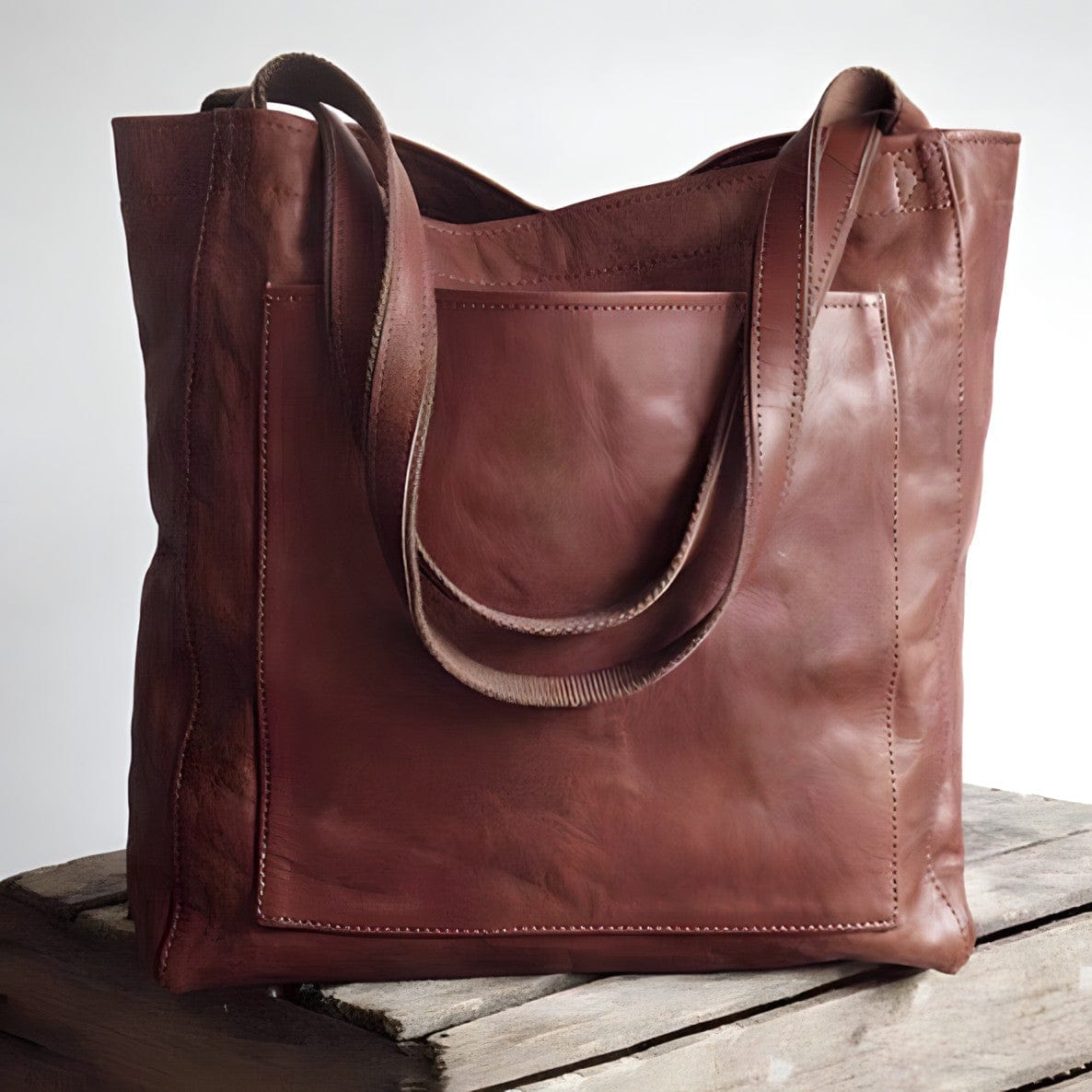 LP | Vintage Leather Bag