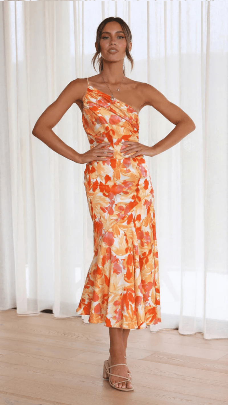 LP | Boho dress with floral pattern