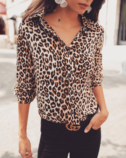 Leona | Leopard blouse